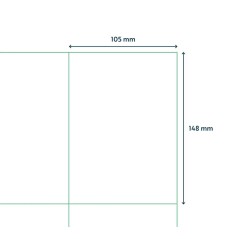 Capture A4 label 105x148 mm. 4 labels